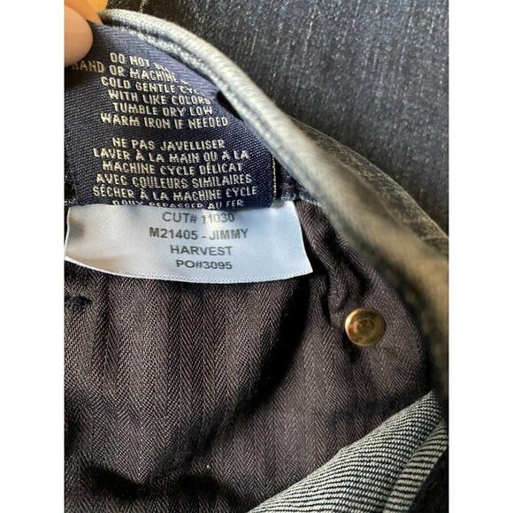 Fidelity Denim "jimmy" Slim straight jeans blue men's sz 30 in harvest - Picture 9 of 9